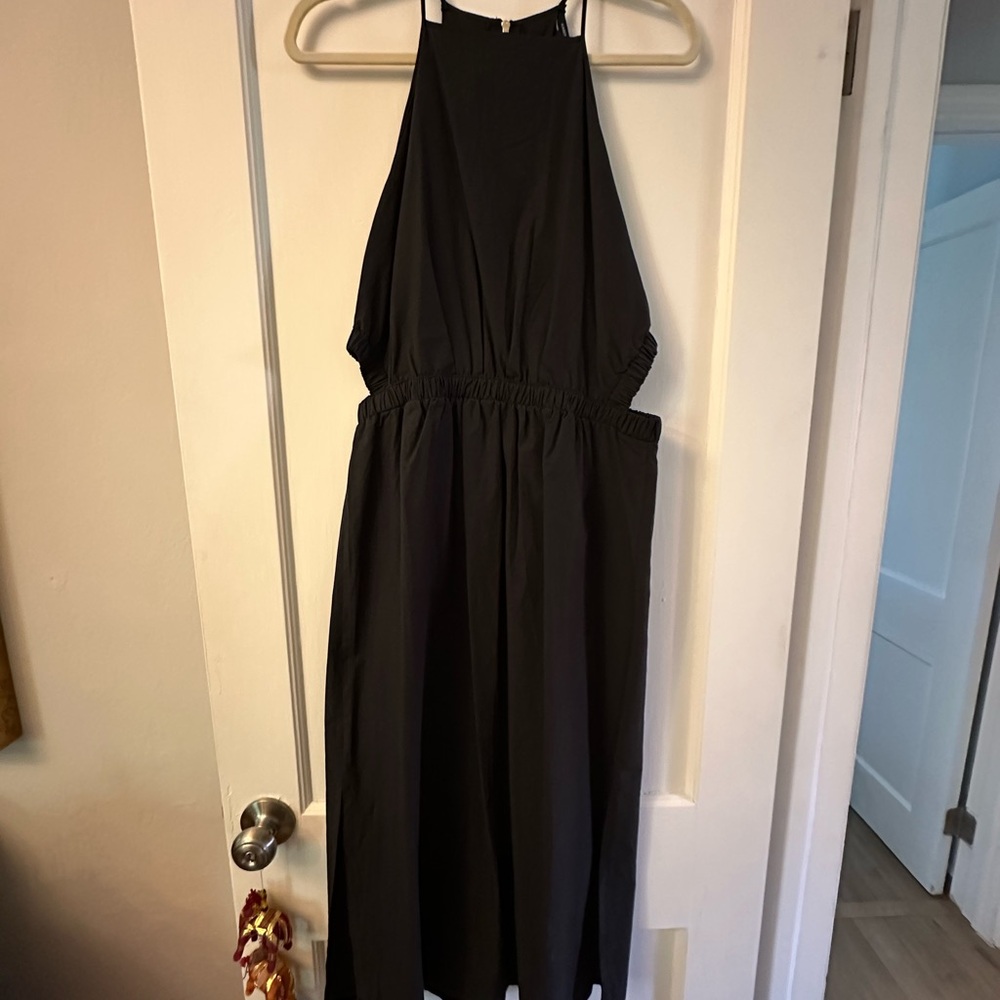 Karen Millen Black Zipper Detail Dress